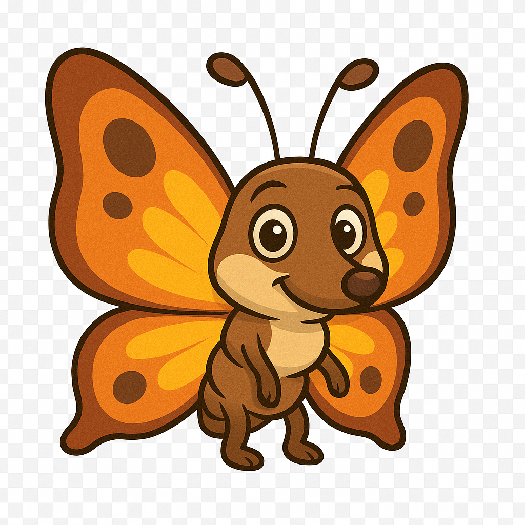 Borboleta mensageira das flores